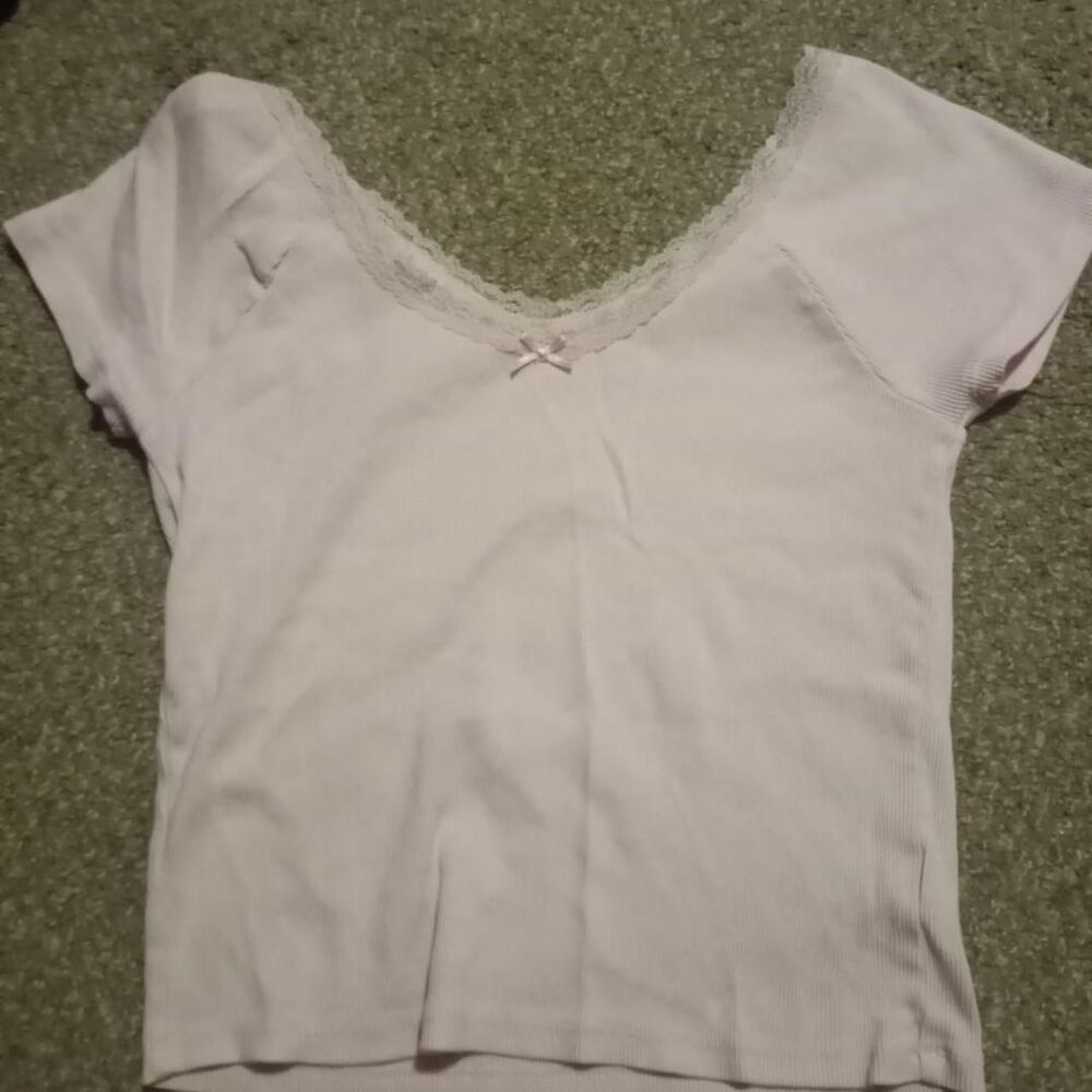 Aeropostale Women's Pink Crop-top